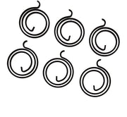 Maniglia di porta di alta qualità - 6x 2,5 giri - Acciaio manganese - Nero