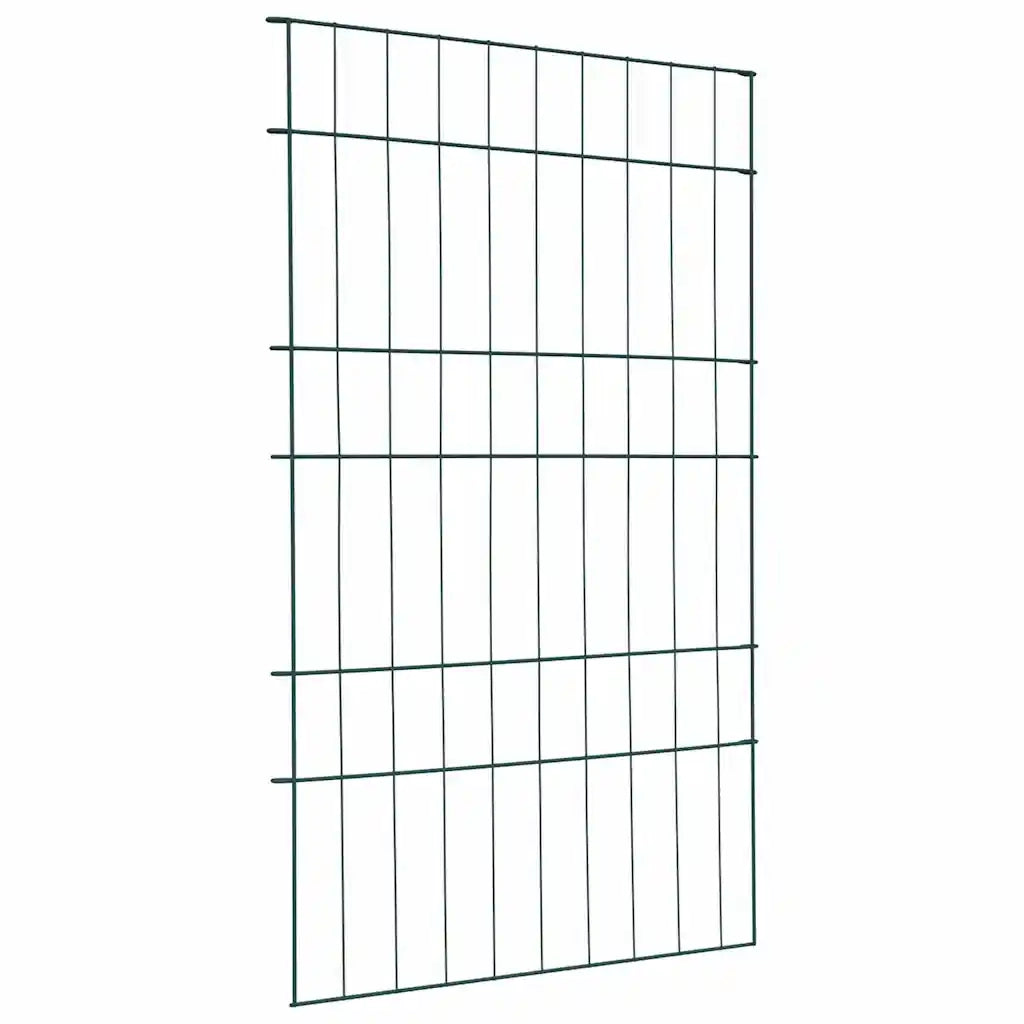 Set di Recinzione per Stagno 8 pcs Verde 50 x 80 cm Acciaio