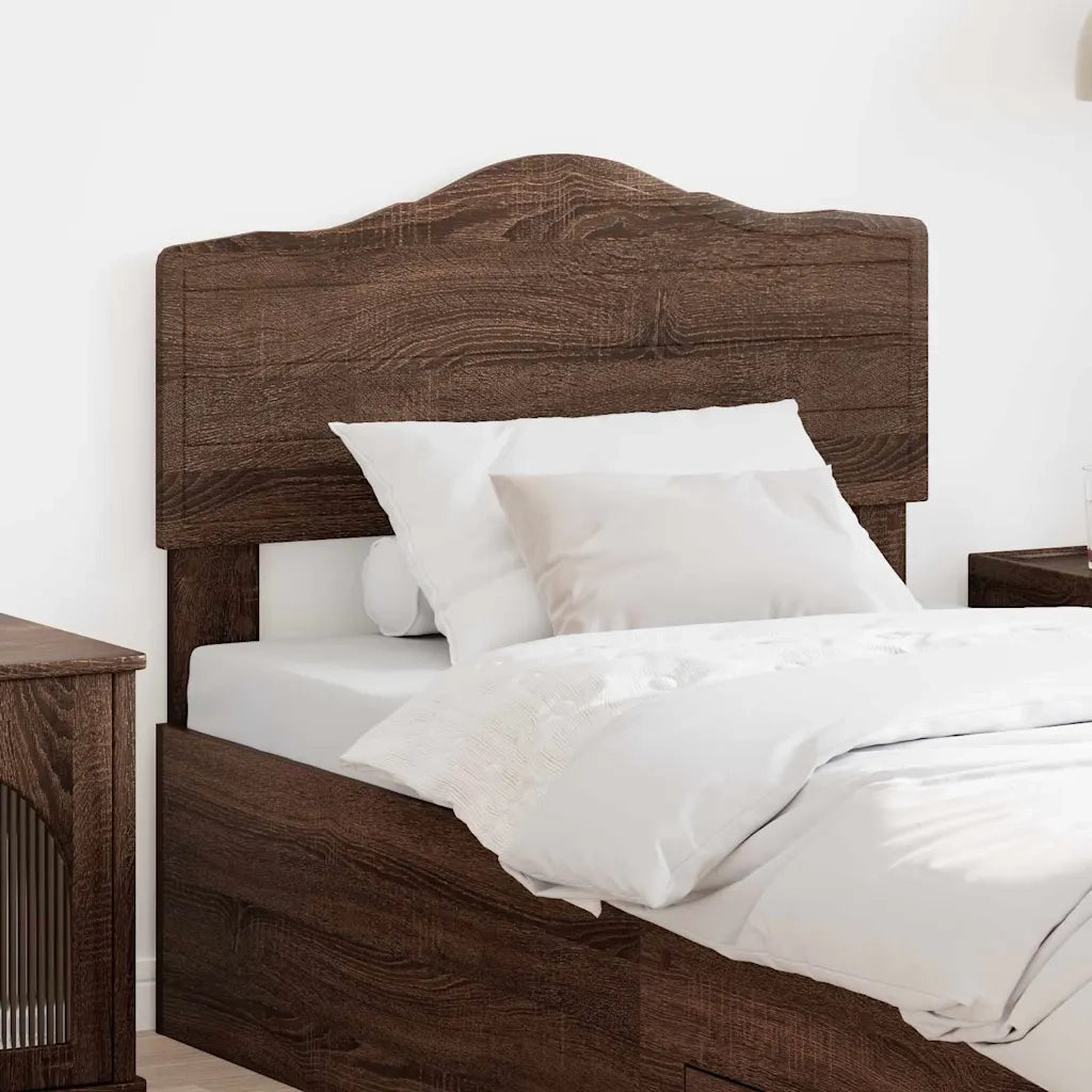 Testiera-Testata-Testiera Decorativa Rovere Marrone 90 cm Legno multistrato 487428