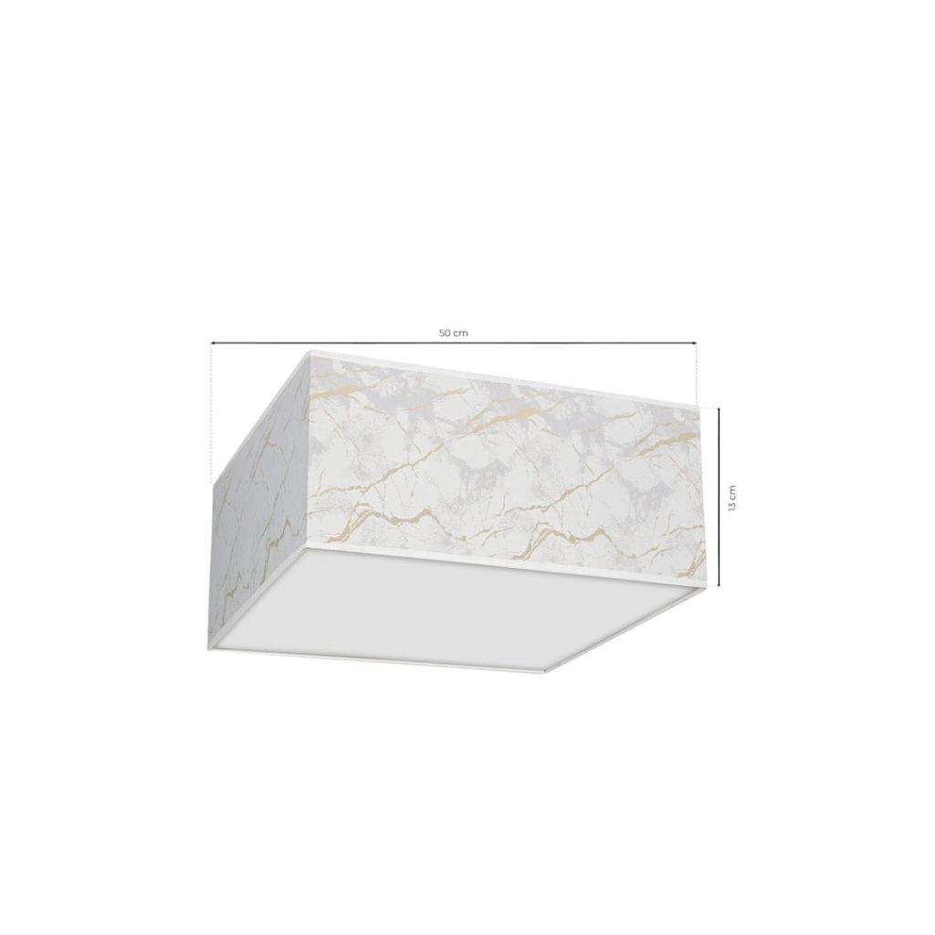 Plafoniera SENSO Milagro MLP7304 quadrata 50cm bianca