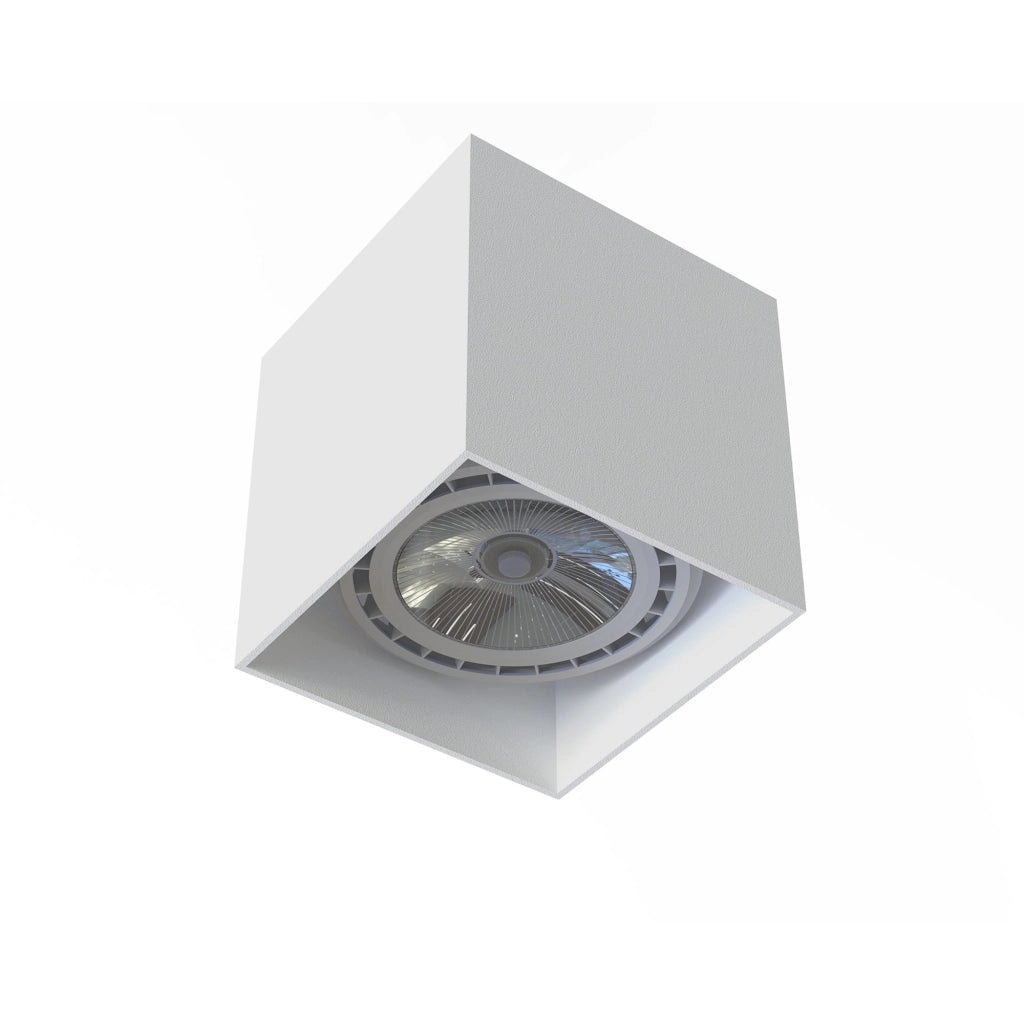 Spot soffitto Nowodvorski COBBLE 7791 bianco alluminio