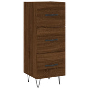 Credenza | Madia | Buffet da pranzo | Armadio da pranzo Rovere Marrone 34,5x34x90 cm in Legno Multistrato