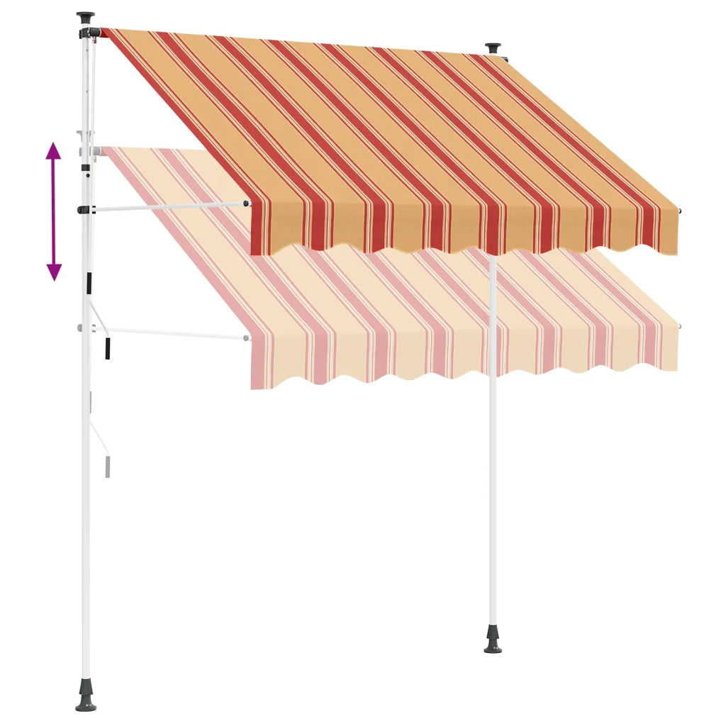 Tenda da Sole | Tenda retrattile manuale Grigio Chiaro 400 cm