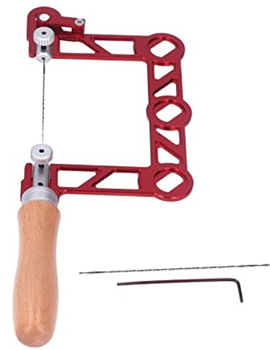 Cacciaviti per legno - Manicotto in legno - U - Forma - Lavorazione del legno - Creazione di gioielli - 7,62 cm - Adatto per legno e metallo - Rosso