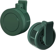 Ventilatore da clip - Mini ventilatore portatile senza pale - Piccolo ventilatore da clip - Ventilatore elettrico silenzioso da collo con clip - Portatile - 3 velocità e manuale - Per ufficio, viaggi e outdoor - Clip ventilatore mini ciclonico - Verde