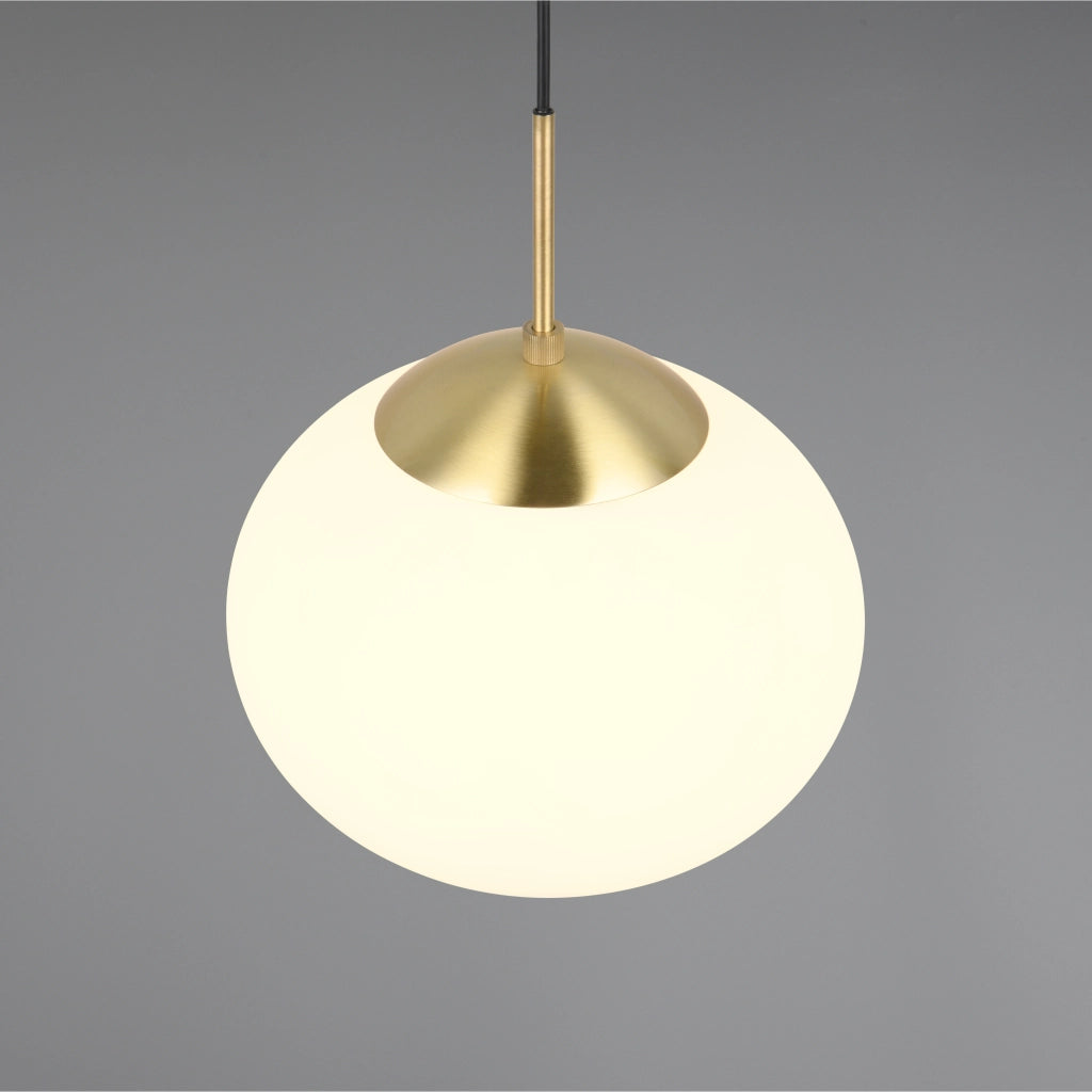 LAMPADARIO E27 FOMENTO D.30CM OTTONE SATINATO