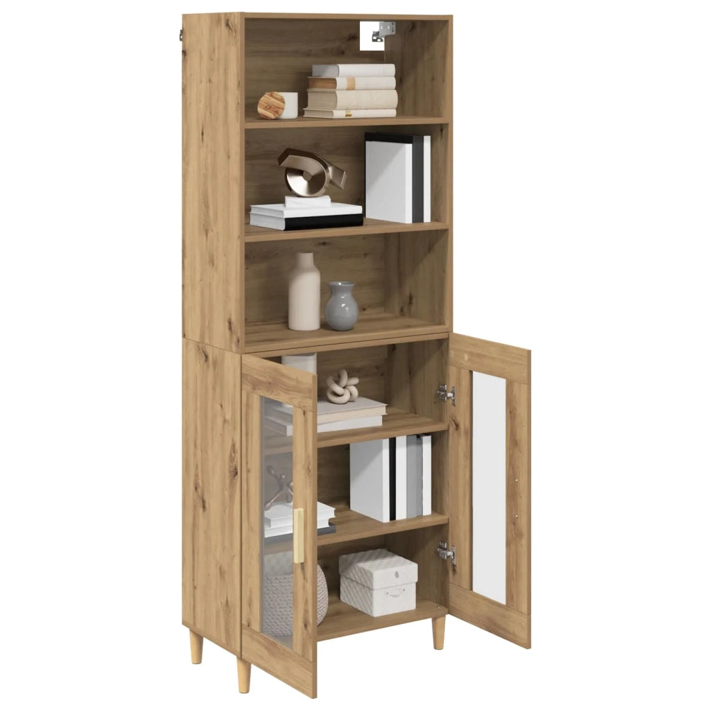 Credenza | Madia | Buffet da pranzo | Armadio da pranzo Rovere artigianale 69,5 x 32,5 x 180 cm
