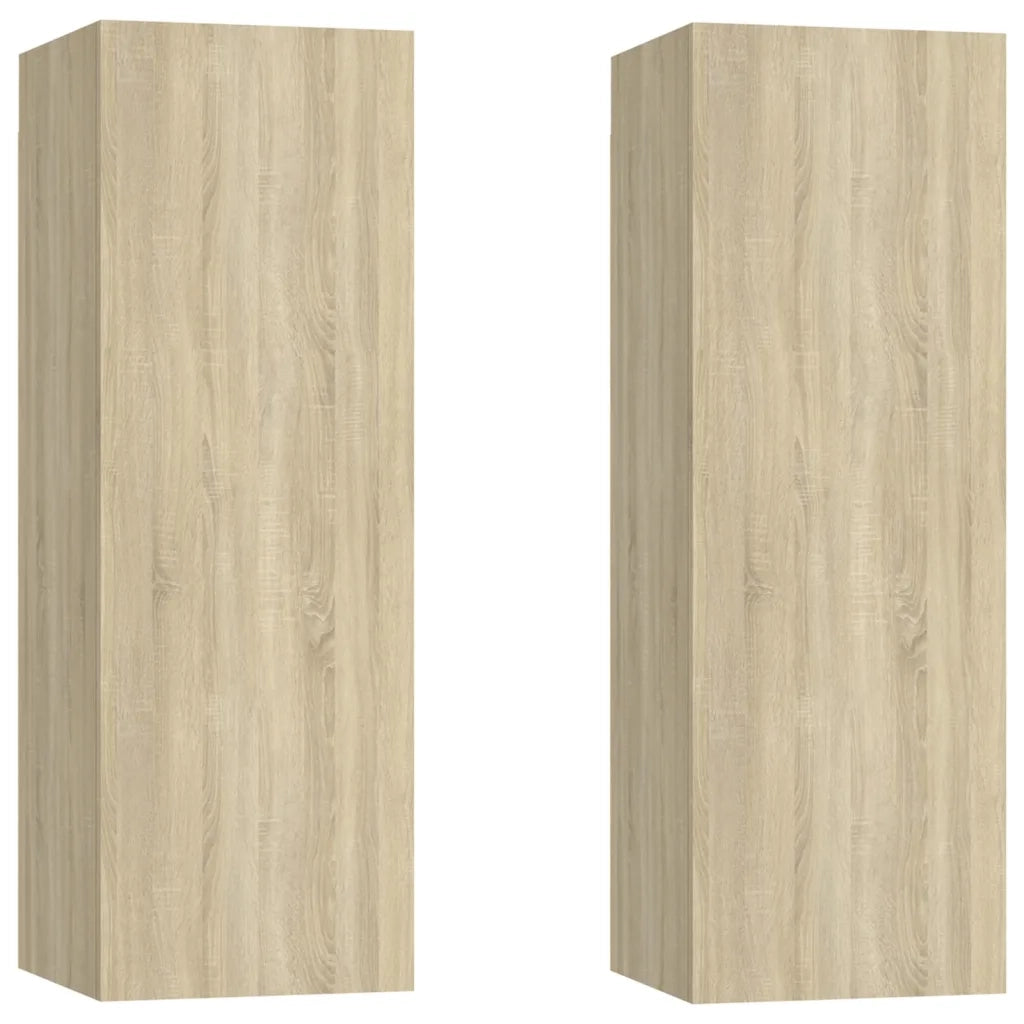 Set di Mobili Porta TV 6 pz-Set di 6 Credenza per TV Rovere Sonoma in Legno Multistrato 824105