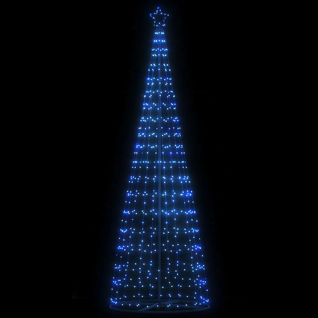 vidaXL Albero di Natale a LED 550 LED Blu 304 cm