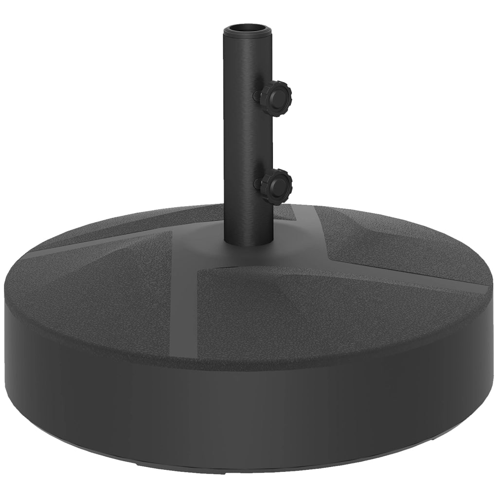 Porta ombrellone rotondo per ombrelloni 36/38/48mm ¨C zephmum ¨C nero