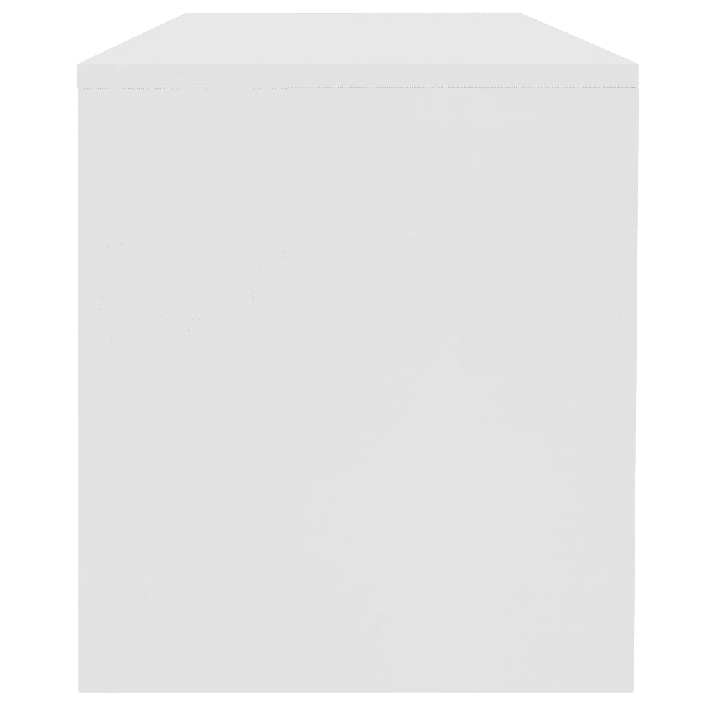 Tavolino da Salotto Bianco 100x40x40 cm in Legno Multistrato 800126