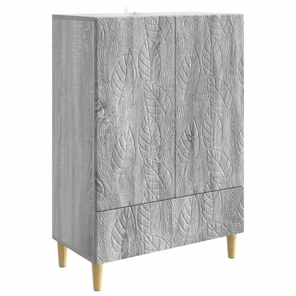 Credenza Sonoma grigio 66 x 34,5 x 95 cm Legno ingegnerizzato 895131