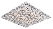 Plafoniera LED Candellux Fiera 31x31 9W 4000K nero/cromo