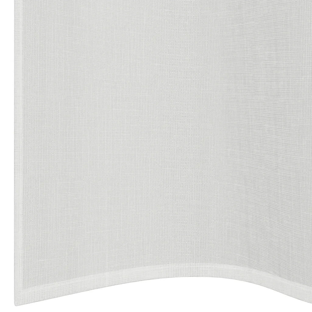 Tende in Voile con Occhielli 2 pz Bianco
