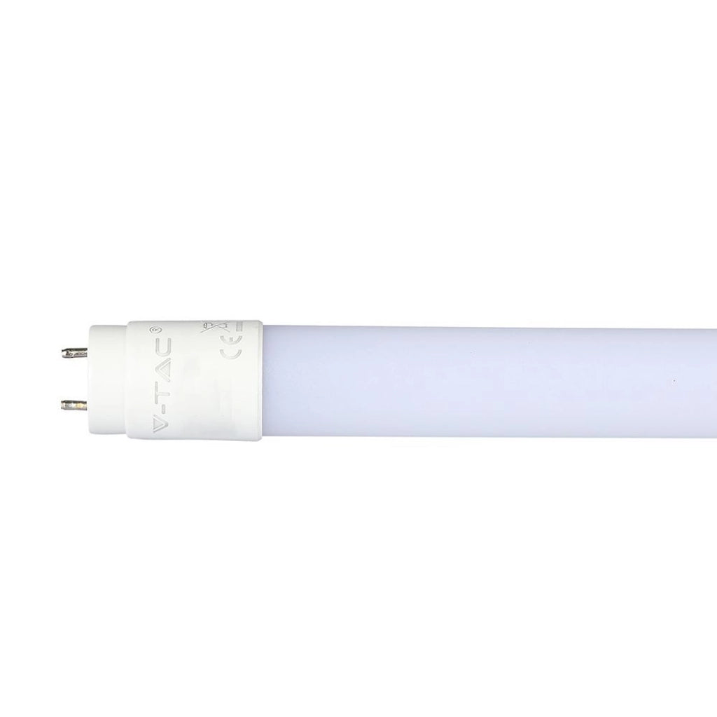 V-TAC Tubo LED T8 9W G13 60cm in Nanoplastica Non Ruotabile 6500K  NON RUOTABILE Alimentazione da Un Lato SKU-216394