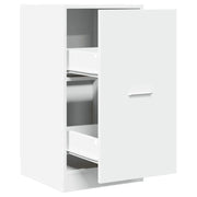 Mobiletto da farmacia multifunzionale 40 x 41 x 77,5 cm pratico contenitore stile moderno legno composito bianco 02_0050628