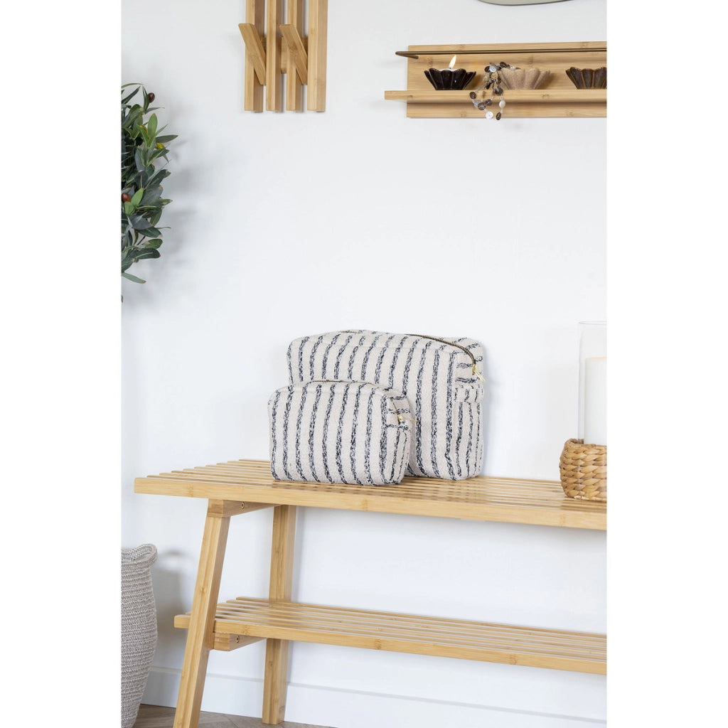 Beauty Case Nador, Bianco, Poliestere, 9x20x14 cm