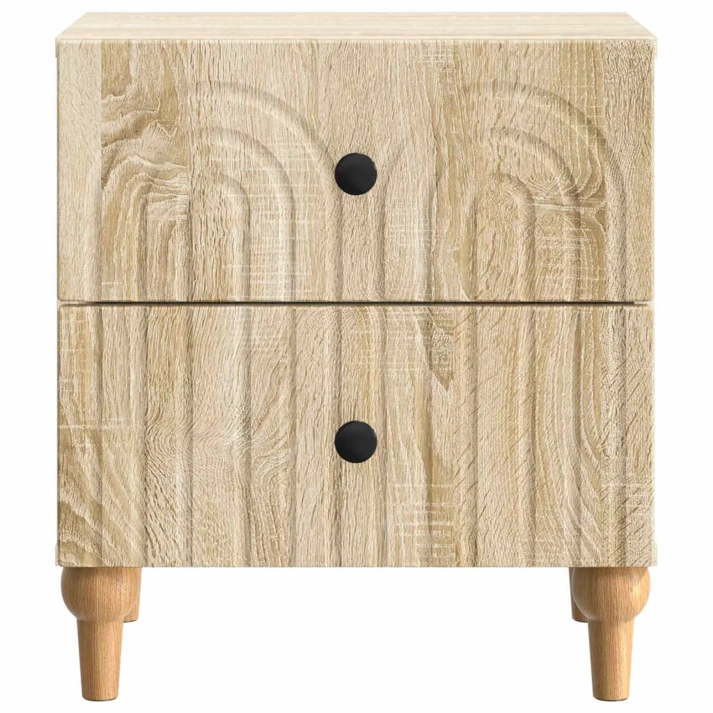 Comodino | Armadio da Notte | Mobiletto da notte con cassetto Rovere Sonoma 43 x 34,5 x 48 cm