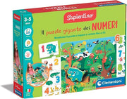 Il Puzzle Gigante dei Numeri, Gioco Educativo , Puzzle 100x70 cm con Tessere per Imparare a Contare, Baby Clementoni, Et
