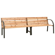 Panca da Giardino Doppia 225 cm in Legno Massello di Abete cod mxl 45747