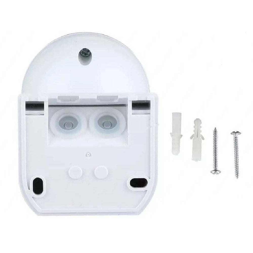 Trade Shop - Sensore Di Movimento A Infrarossi Per Lampadine Max 800 Watt Ip44 Bianco Yca1008 -