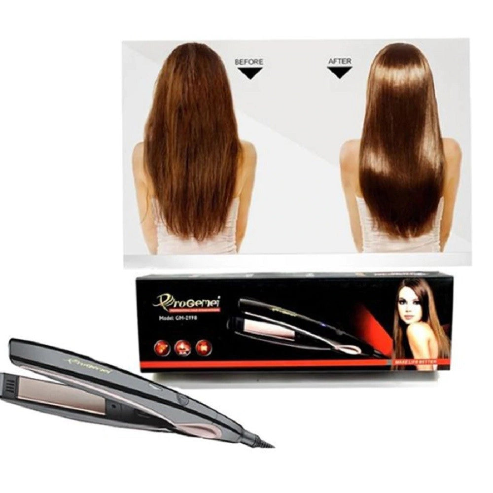 Trade Shop - Piastra Per Capelli Lisci Professionale Rivestimento Ceramica Tormalina Gm-2998 -