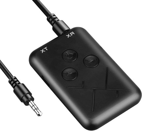 Adattatore Bluetooth 4.2 2 in 1 RX TX 10 - 3,5 mm A2DP Stereo con Multipoint Dual Stream, Formato Compatto, Peso Leggero, Plug e Gioca