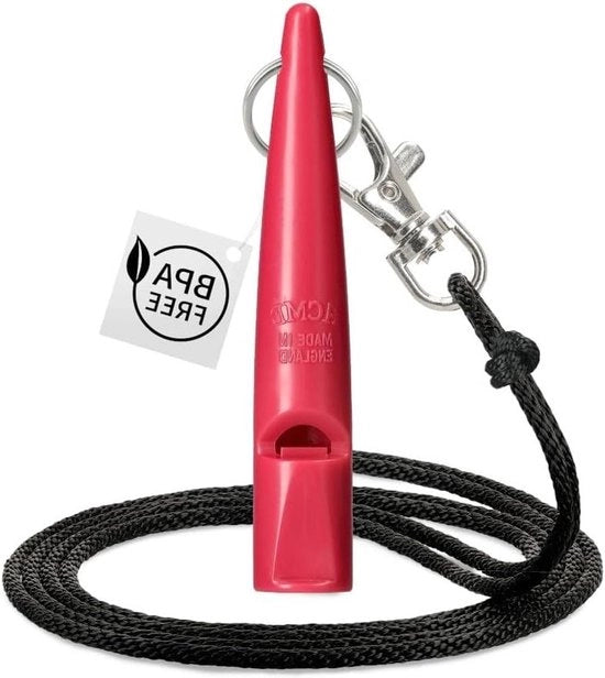 Flauto per cani nr. 211.5 con cinghia di flauto | Ideale per la formazione del cane | Materiale ABS di alta qualità alimentare | Frequenza standardizzata | Acuto e di lungo raggio