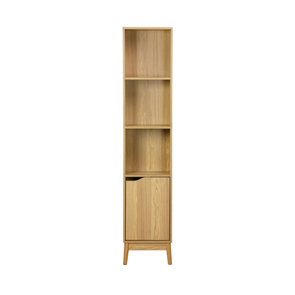 Colonna di stoccaggio per bagno vintage, 3 ripiani, frassino