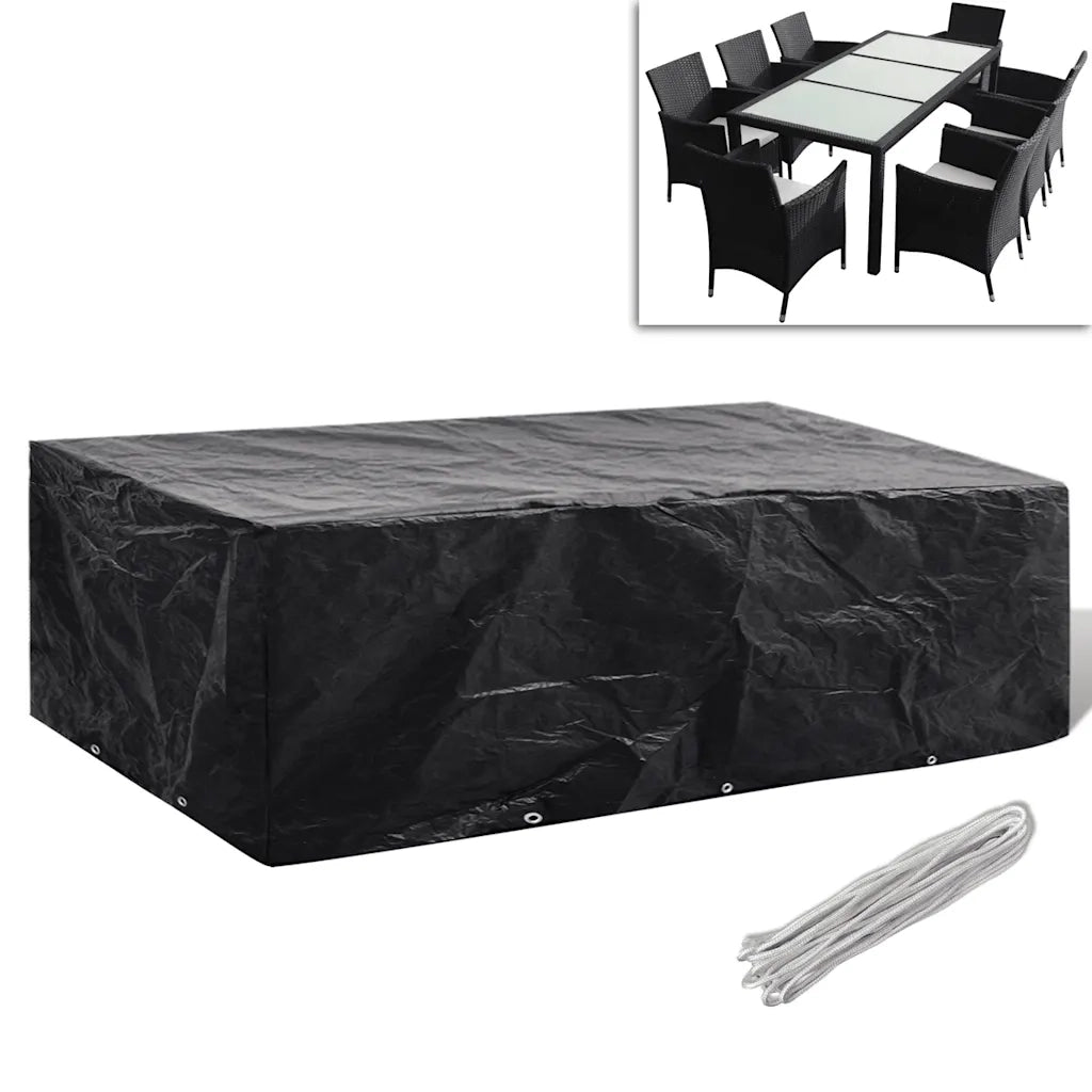 Copertura per Mobili da Giardino | Telone per mobili da esterni con 8 Occhielli 300x140x90 cm