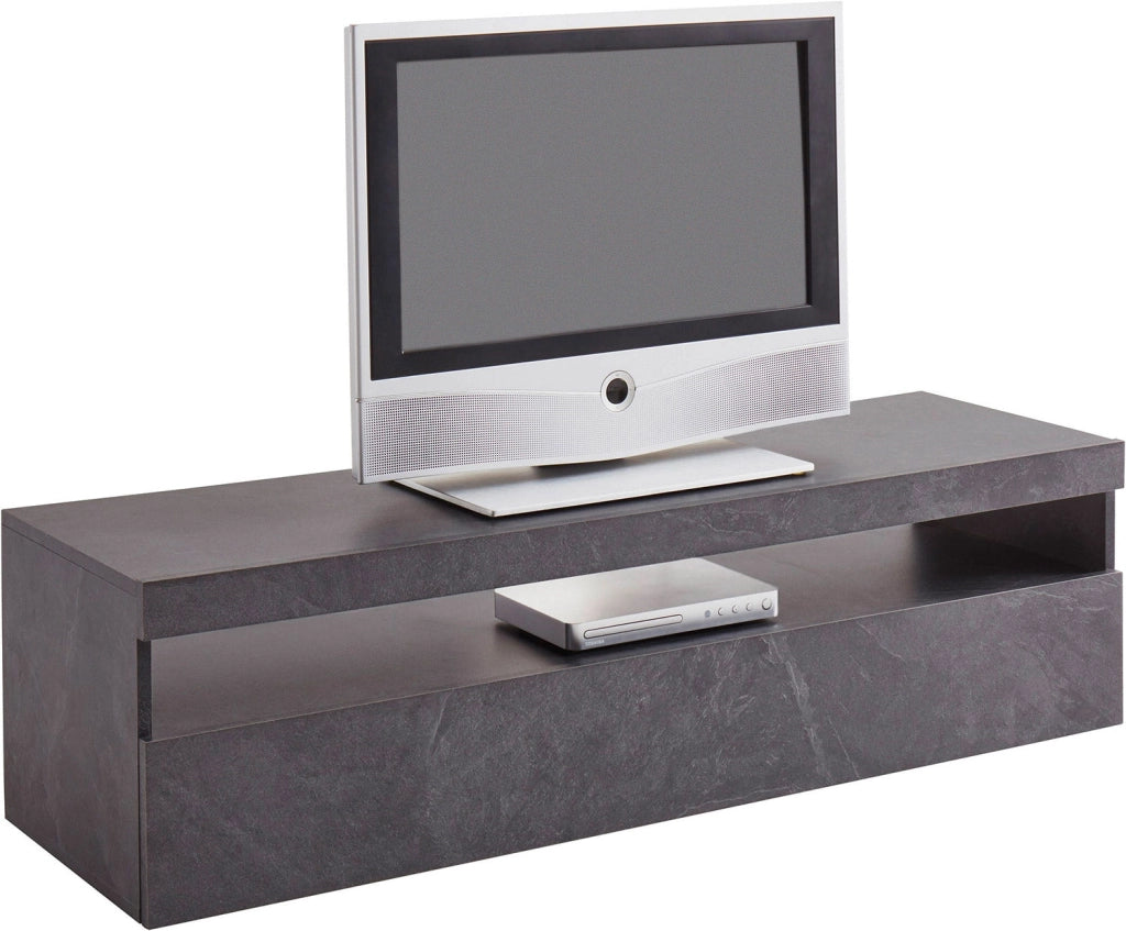 Mobile TV 1 Anta 130x45x36,2 cm Burrata Ardesia