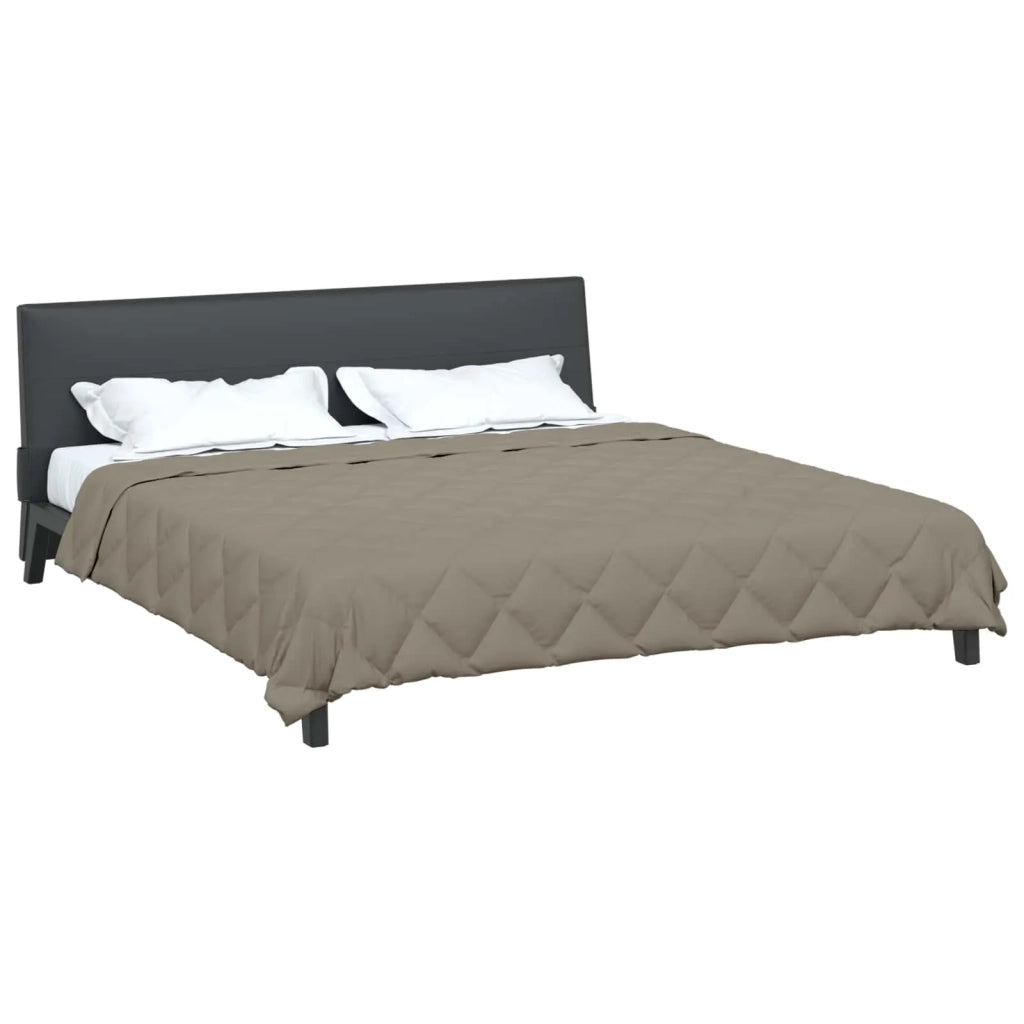 Piumone | Duvet Completo Annuale Grigio chiaro 200 x 240 cm Microfibra
