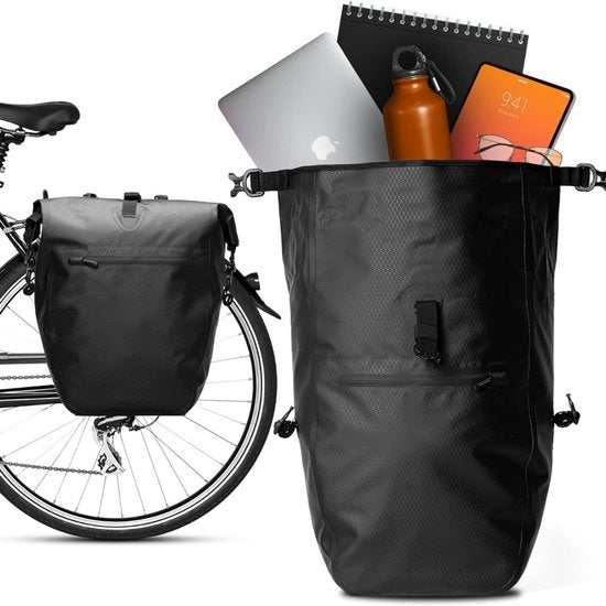 Tas per bicicletta singolo - Tas per bicicletta impermeabile - Tas per bicicletta posteriore - Porta bagagli - Accessori per bicicletta - Biciclette - Scuola - Lavoro - Spesa