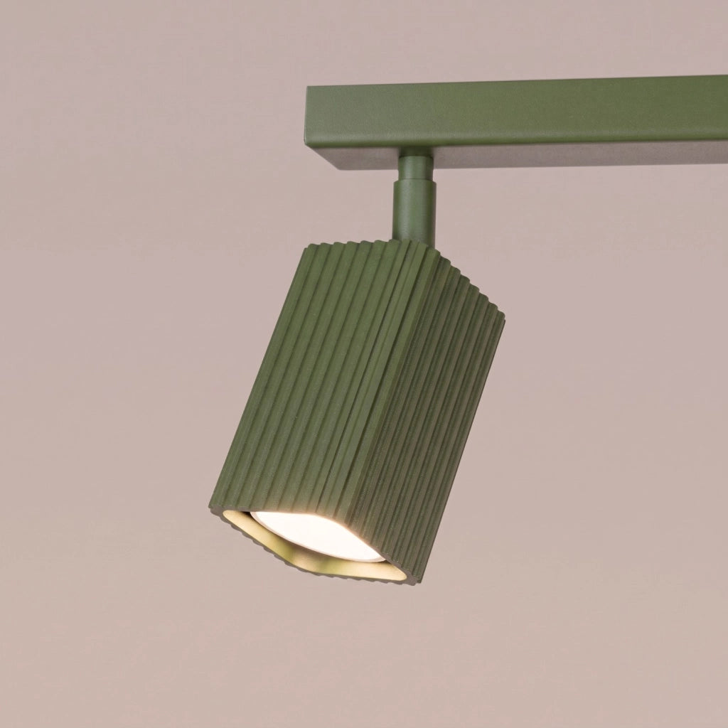 Plafoniera RAYO 6L verde oliva