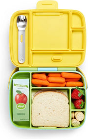Lunchbox a 5 cassettoni - Ideale per bambini e bambini in età prescolare - Posate in acciaio inossidabile - Casa o in viaggio