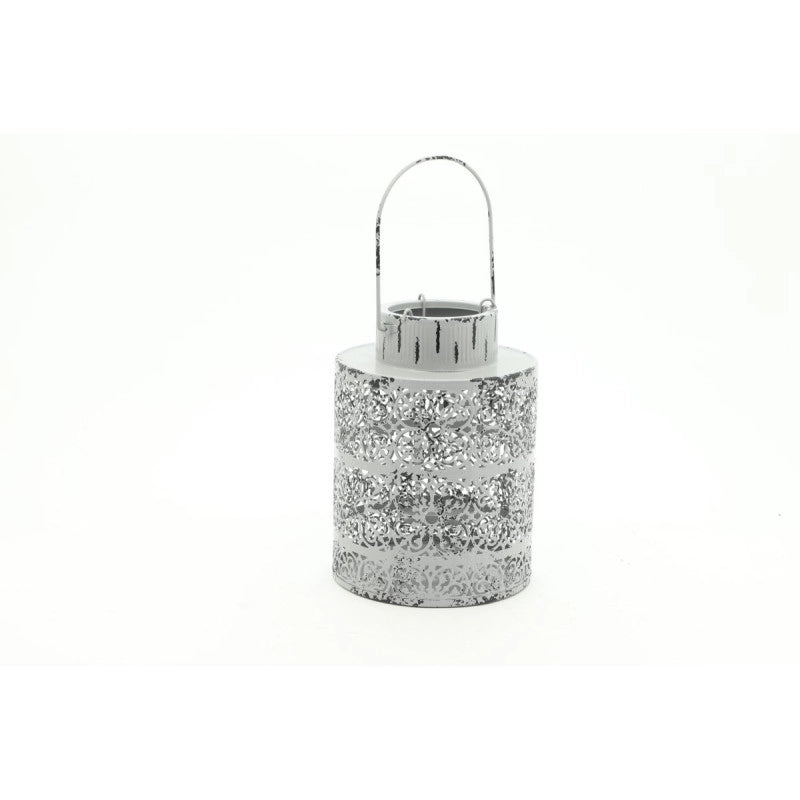 Set di 6 Lanterne Fes 18x26,5 Grigio Antico