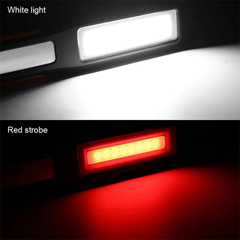 Trade Shop - Torcia Lavoro Cob A Led Lanterna Ricarica Usb Gancio Magnetica Auto Campeggio -