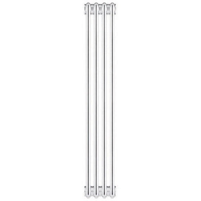 Radiatore tubolare 10 elementi in acciaio 4 colonne scomponibile H200 cm Ercos IMOLA Bianco