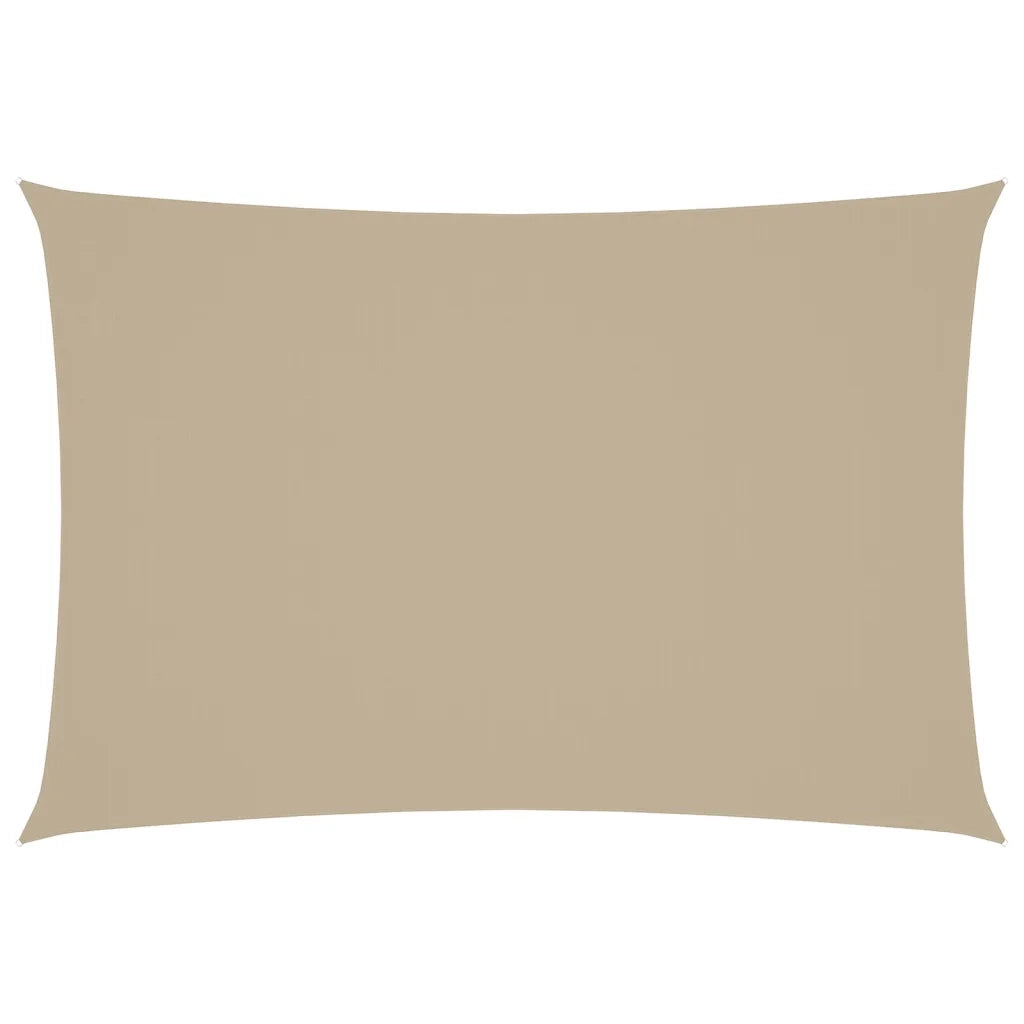 Parasole a Vela Oxford Rettangolare 2,5x4,5 m Beige