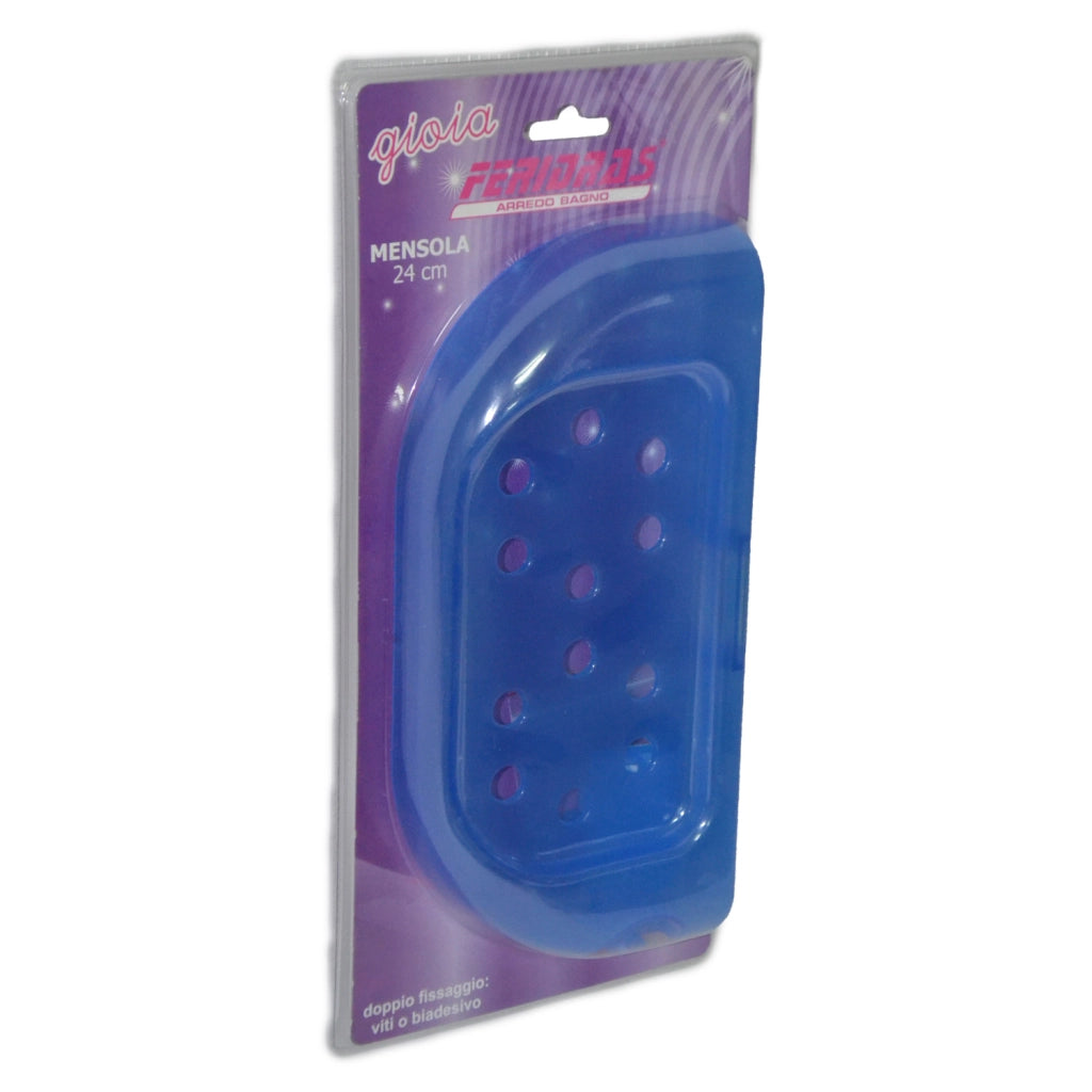 MENSOLA IN ABS BLU CM. 23