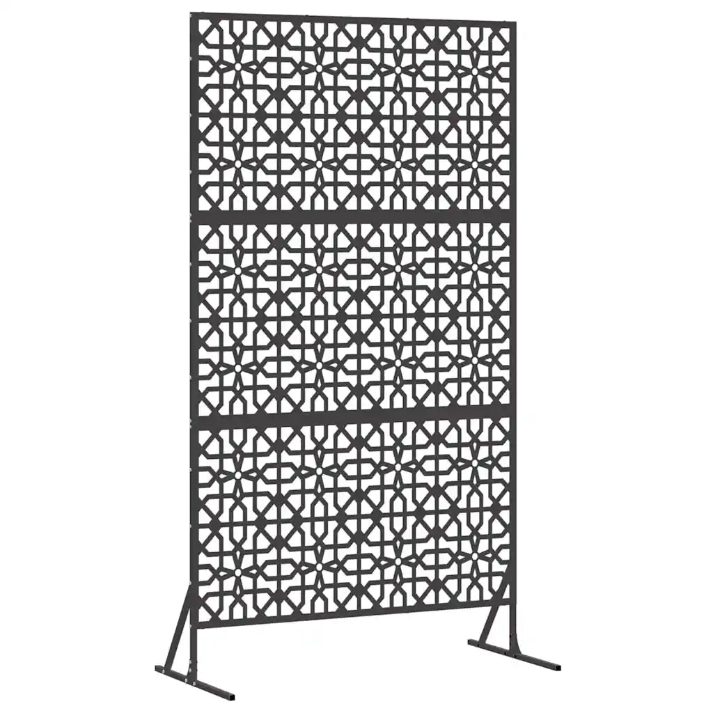 Schermo per Privacy Nero 100 x 50 x 180 cm Acciaio CFW2634928