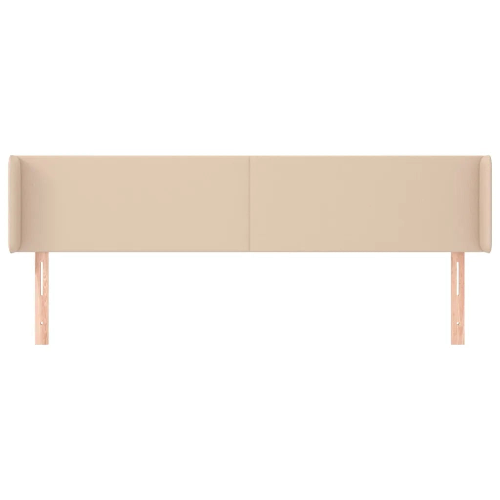 Testiera ad Orecchio Cappuccino 183x16x78/88 cm in Similpelle 3118595