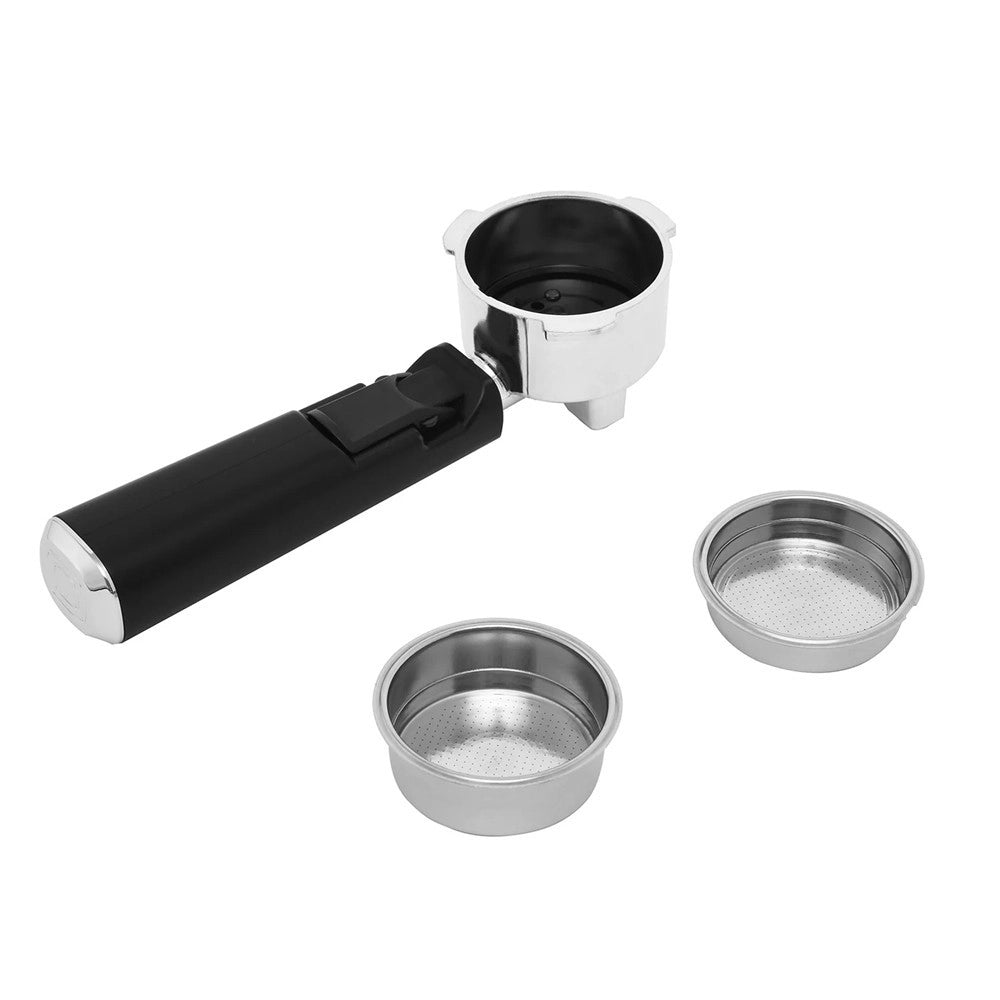 Trade Shop - Macchina Da Caffè Espresso Macinato O Cialde 2in1 850w Con Lancia Vapore Per Cappuccini -