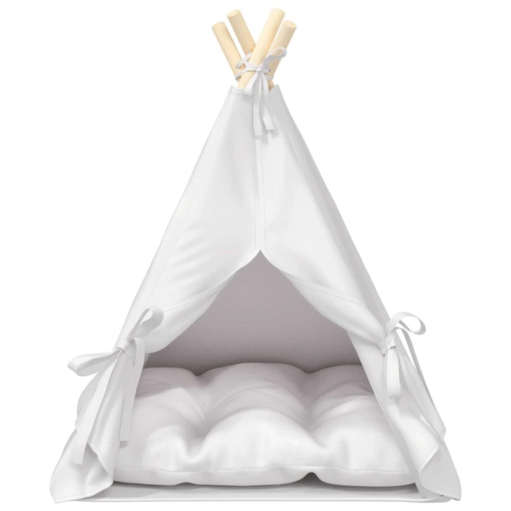 Tenda per animali con cuscino Bianco 50 x 50 x 60 cm Poliestere CFW1162614