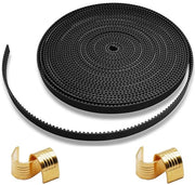Cavo di tiraggio 5m - Raccordo di distribuzione aperto 2GT 6mm - Gancio in rame - Materiale Nylon/Neoprene - Alta resistenza - Flessibilità e resistenza alla trazione
