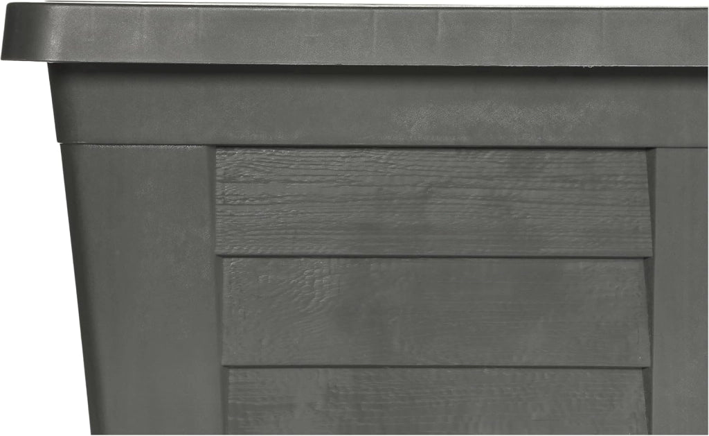 FIORIERA RETTANGOLARE cm  40 x 21,5 x 17 - antracite (con sottovaso)  - BAMA