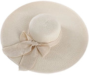Cappello da Sole Opacos - Grande Margine - Stro - Protezione UV - Donna - 56-58cm - Cappello da Spiaggia
