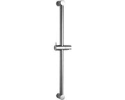 Maniglia per docce - fissaggio a parete - 62 cm - cromato - regolabile