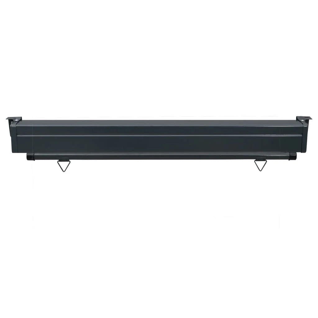 Tenda da sole laterale retrattile/schermo privacy per patio giardino terrazza balcone 140 x 250 cm grigio 02_0007012