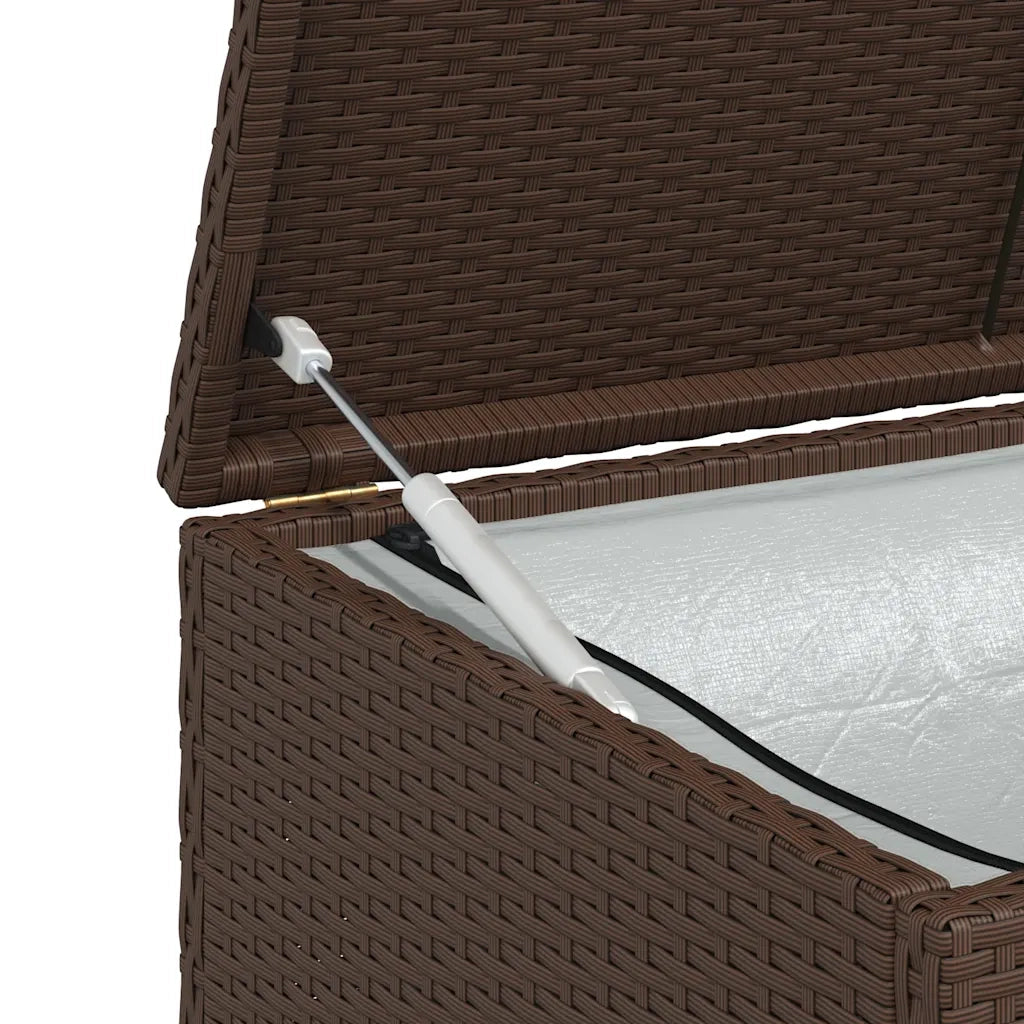 Baule da Giardino Marrone 120x50x60 cm in Polyrattan CFW9825050